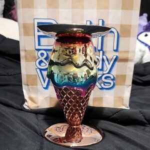Colorful Ice Cream Cone Candle Holder